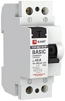 Выключатель дифференциального тока УЗО EKF Basic ВДТ-40 2п 40А 300мА 4,5,кА тип AC фото Выключатель дифференциального тока УЗО EKF Basic ВДТ-40 2п 40А 300мА 4,5,кА тип AC картинка